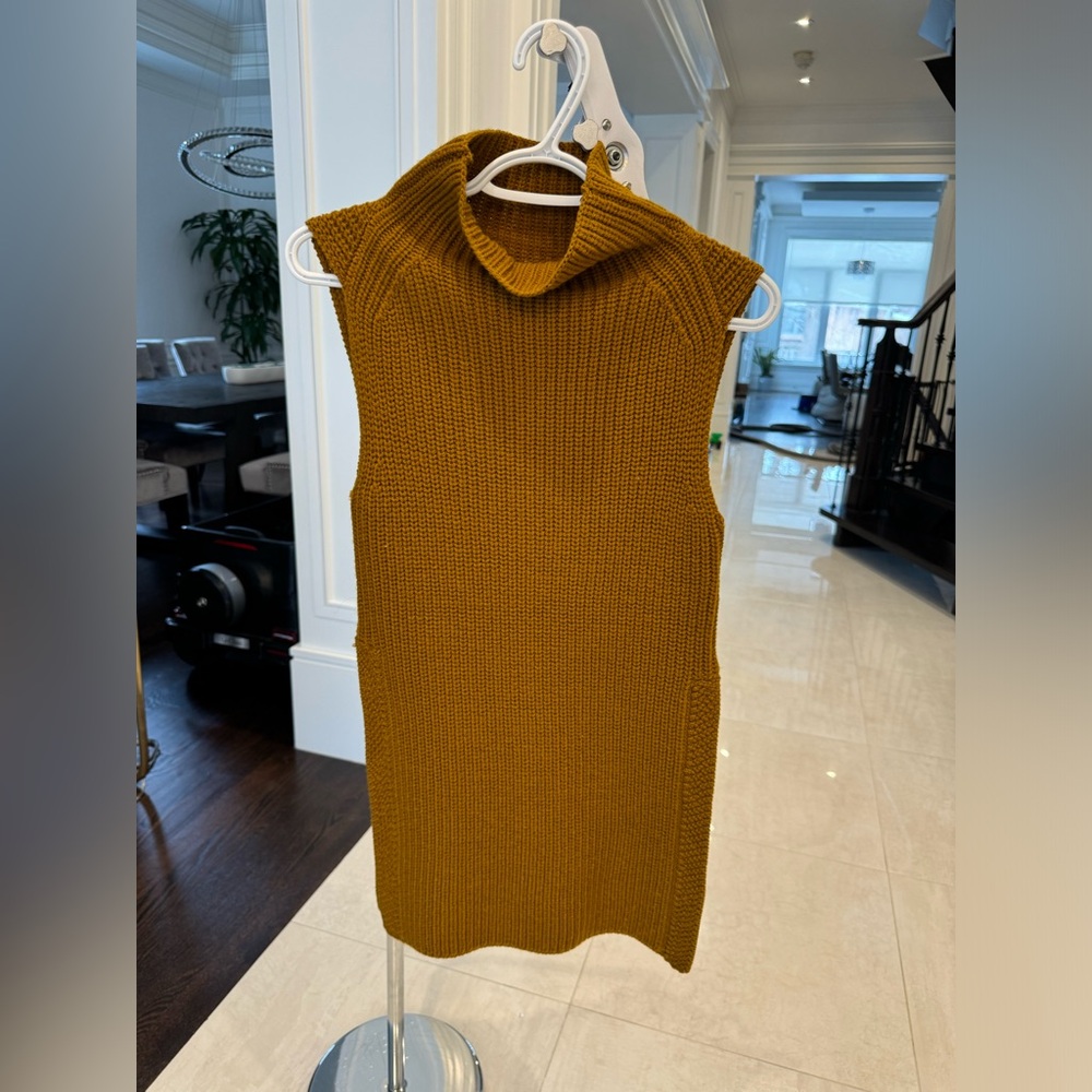 Aritzia Durandal Sweater in caramel color